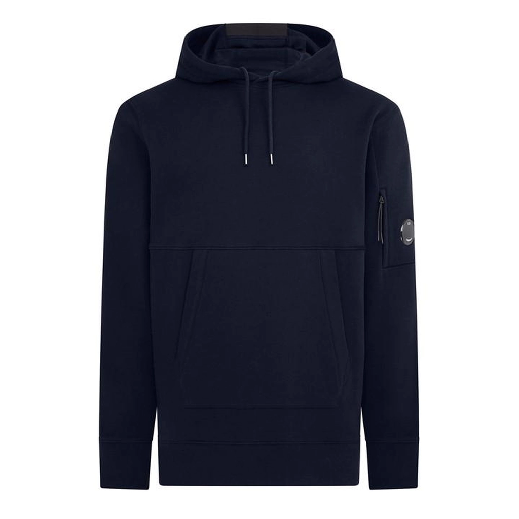 CP Company Men's Micro Lens Over-the-head Hoodie - Blue
